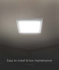 Panel επιφανειακό backlit LED 24W 3000K Λευκού Χρώματος V-TAC – 10514