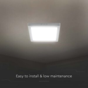 Panel επιφανειακό backlit LED 24W 3000K Λευκού Χρώματος V-TAC – 10514
