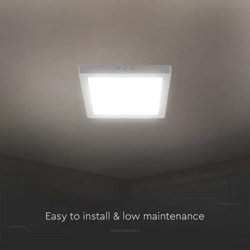 Panel επιφανειακό backlit LED 24W 3000K Λευκού Χρώματος V-TAC – 10514