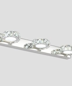 ΦΩΤΙΣΤΙΚΟ ΜΠΑΝΙΟΥ LED 9W 4000Κ ΟΒΑΛ 3Φ 460X50X116 ΝΙΚΕΛ EUROLAMP 144-80007