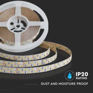 Ταινία LED 24V IP20 21W/m 5m 2340lm/m CCT 15mm V-TAC – 10554