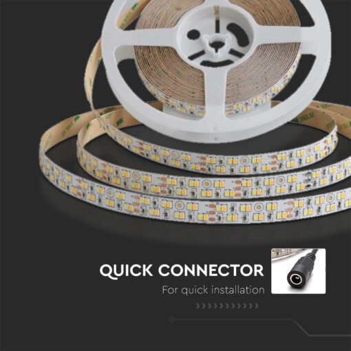 Ταινία LED 24V IP20 21W/m 5m 2340lm/m CCT 15mm V-TAC – 10554