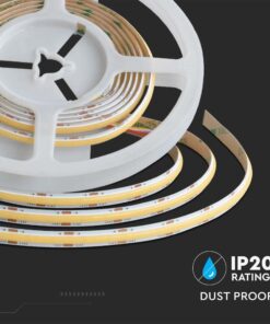 Ταινία LED COB 5M DC:24V IP20 18W/m CCT V-TAC – 10555