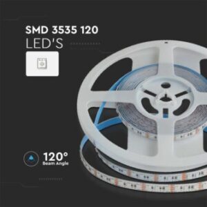 Ταινία LED SMD3535 DC:24V IP20 12W/m RGB V-TAC – 10556