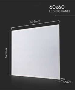 Panel Backlit LED 36W 3000K 600x600mm Λευκού Χρώματος V-TAC – 10557