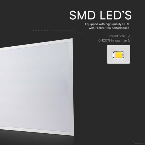 Panel Backlit LED 36W 3000K 600x600mm Λευκού Χρώματος V-TAC – 10557