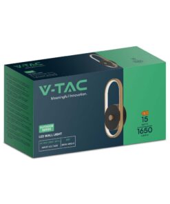 Επιτοίχιο Φωτιστικό Εξωτερικού Χώρου LED 15W 3000K IP54 Χρώματος Ορειχάλκου V-TAC – 10562