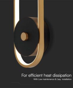 Επιτοίχιο Φωτιστικό Εξωτερικού Χώρου LED 15W 3000K IP54 Χρώματος Ορειχάλκου V-TAC – 10562