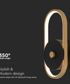 Επιτοίχιο Φωτιστικό Εξωτερικού Χώρου LED 15W 3000K IP54 Χρώματος Ορειχάλκου V-TAC – 10562