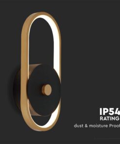 Επιτοίχιο Φωτιστικό Εξωτερικού Χώρου LED 15W 3000K IP54 Χρώματος Ορειχάλκου V-TAC – 10562