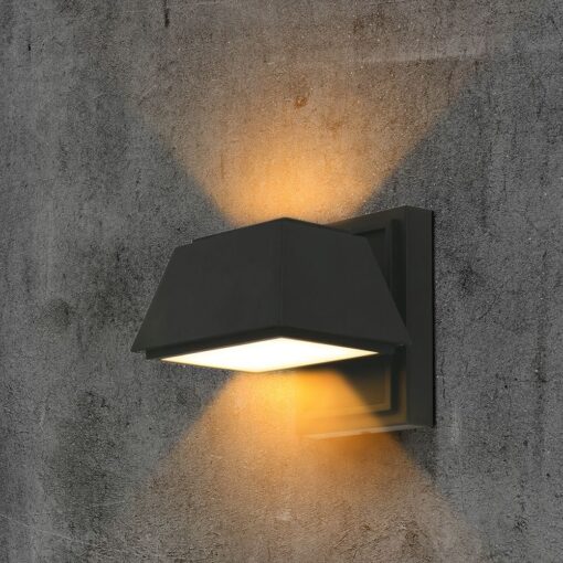 Επιτοίχιο Φωτιστικό Εξωτερικού Χώρου LED 15W 3000K IP65 Μαύρου Χρώματος V-TAC – 10564