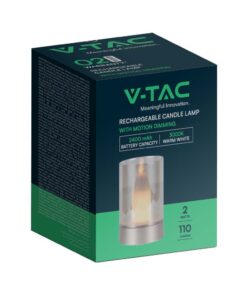 Φωτιστικό Γραφείου LED 2W Επαναφορτιζόμενο Dimmable Χρυσού Χρώματος V-TAC – 10566