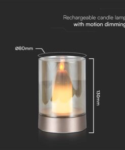 Φωτιστικό Γραφείου LED 2W Επαναφορτιζόμενο Dimmable Χρυσού Χρώματος V-TAC – 10566