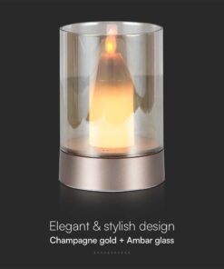 Φωτιστικό Γραφείου LED 2W Επαναφορτιζόμενο Dimmable Χρυσού Χρώματος V-TAC – 10566