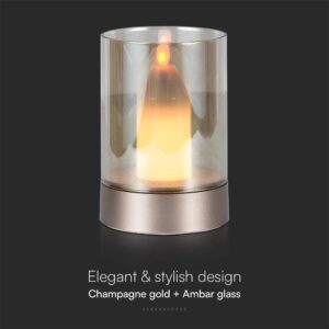 Φωτιστικό Γραφείου LED 2W Επαναφορτιζόμενο Dimmable Χρυσού Χρώματος V-TAC – 10566