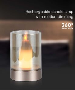 Φωτιστικό Γραφείου LED 2W Επαναφορτιζόμενο Dimmable Χρυσού Χρώματος V-TAC – 10566