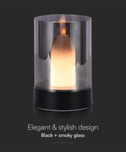 Φωτιστικό Γραφείου LED 2W Επαναφορτιζόμενο Dimmable Χρώματος Καπνού V-TAC – 10567