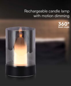 Φωτιστικό Γραφείου LED 2W Επαναφορτιζόμενο Dimmable Χρώματος Καπνού V-TAC – 10567