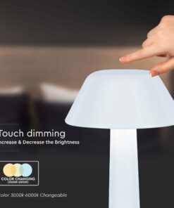 Φωτιστικό Γραφείου LED 1W Επαναφορτιζόμενο Dimmable Λευκού Χρώματος V-TAC – 10569