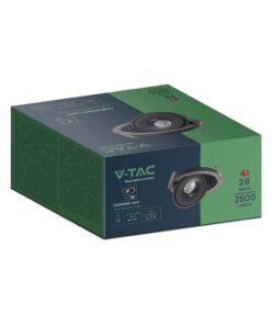 Φωτιστικό Oροφής Xωνευτό COB 30W 3 σε 1 CCT Μαύρου Χρώματος V-TAC – 10582