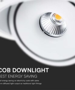 30W LED COB Downlight 3IN1 White Body V-TAC – 10583