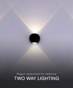 Απλίκα Up-Down LED 2W 3000K Μαύρου Χρώματος V-TAC – 10584