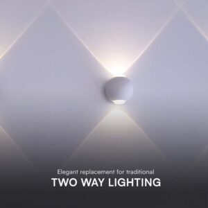 Απλίκα Up-Down LED 2W 3000K Λευκού Χρώματος V-TAC – 10585