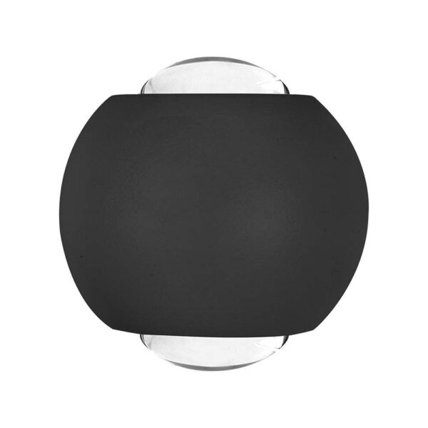 Απλίκα Up-Down LED 2W 4000K Μαύρου Χρώματος V-TAC – 10586