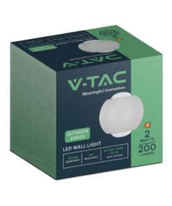 Απλίκα Up-Down LED 2W 4000K Λευκού Χρώματος V-TAC – 10587