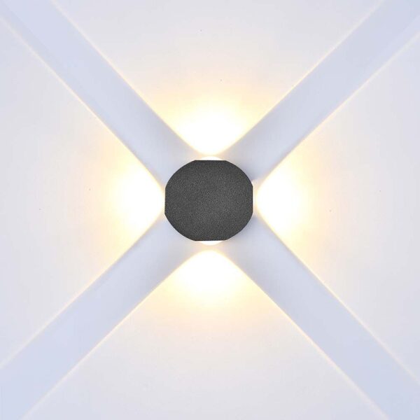 Απλίκα LED 4W 3000K Μαύρου Χρώματος V-TAC – 10588