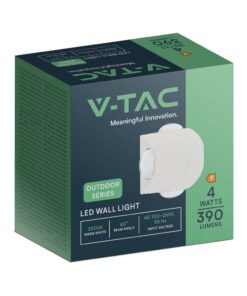 Απλίκα LED 4W 3000K Λευκού Χρώματος V-TAC – 10589