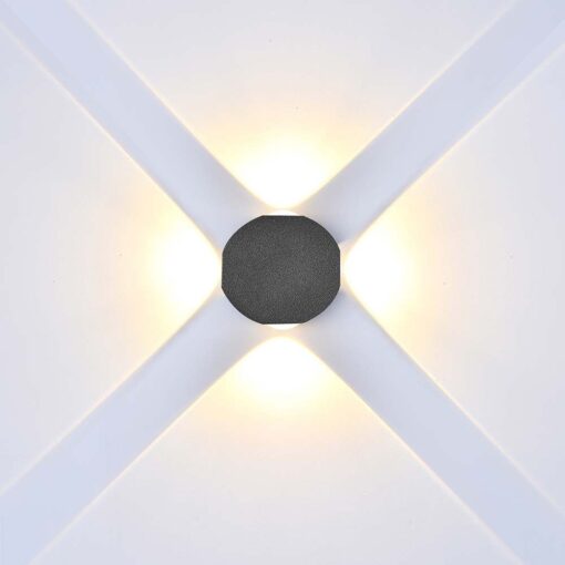 Απλίκα LED 4W 4000K Μαύρου Χρώματος V-TAC – 10590