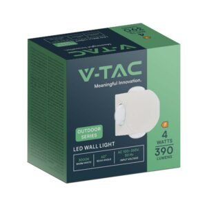 Απλίκα LED 4W 4000K Λευκού Χρώματος V-TAC – 10591