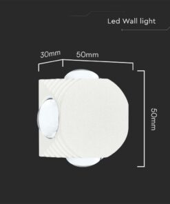 Απλίκα LED 4W 4000K Λευκού Χρώματος V-TAC – 10591