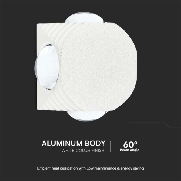 Απλίκα LED 4W 4000K Λευκού Χρώματος V-TAC – 10591
