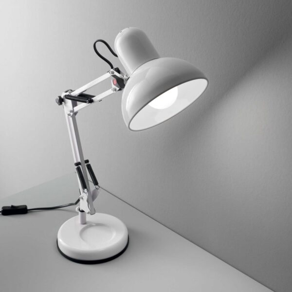 IDEAL LUX Επιτραπέζιο Φωτιστικό KELLY 1xE27 Λευκού Χρώματος – 108117
