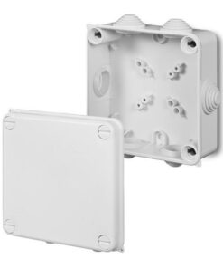 ΜΠΟΥΑΤ ΕΞΩΤΕΡΙΚΟ 133X133X64 ΜΕ ΠΛΑΣΤΙΚΗ ΒΙΔΑ IP55 ΛΕΥΚΟ EUROLAMP – 151-25514
