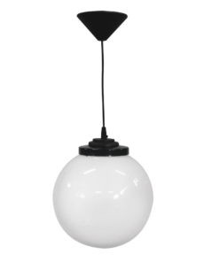 Φωτιστικό  Κρεμαστό  LP-100K Φ20 1L  Μαύρο  Heronia – 11-0052