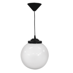 Φωτιστικό  Κρεμαστό  LP-100K Φ20 1L  Μαύρο  Heronia – 11-0052