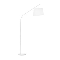 IDEAL LUX Φωτιστικό Δαπέδου DADDY 1xE27 Λευκού Χρώματος – 110356