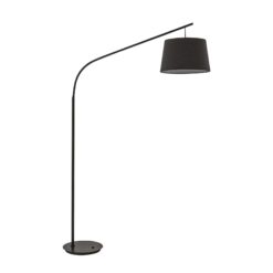 IDEAL LUX Φωτιστικό Δαπέδου DADDY 1xE27 Μαύρου Χρώματος – 110363