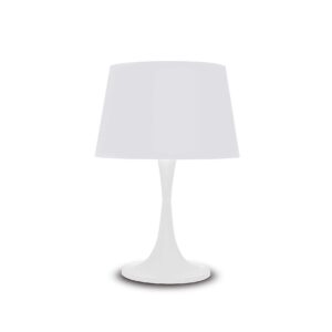 IDEAL LUX Επιτραπέζιο Φωτιστικό LONDON 1xE27 Λευκού Χρώματος – 110448