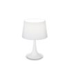 IDEAL LUX Επιτραπέζιο Φωτιστικό LONDON 1xE27 Λευκού Χρώματος – 110530