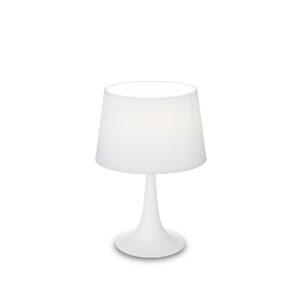 IDEAL LUX Επιτραπέζιο Φωτιστικό LONDON 1xE27 Λευκού Χρώματος – 110530
