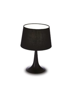 IDEAL LUX Επιτραπέζιο Φωτιστικό LONDON 1xE27 Μαύρου Χρώματος – 110554