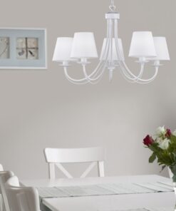 Πολυέλαιος Trio Lighting E14 Λευκό Ματ Μεταλλικό 110600531