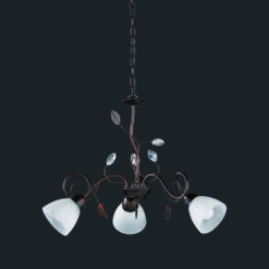 Πολυέλαιος Trio Lighting E14 Σκουριά Αντικέ Μεταλλικό 110700328