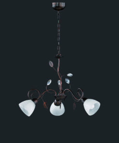 Πολυέλαιος Trio Lighting E14 Σκουριά Αντικέ Μεταλλικό 110700328