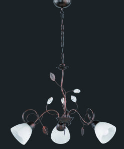 Πολυέλαιος Trio Lighting E14 Σκουριά Αντικέ Μεταλλικό 110700328