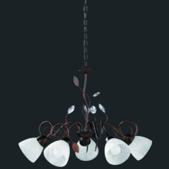Πολυέλαιος Trio Lighting E14 Σκουριά Αντικέ Μεταλλικό 110700528